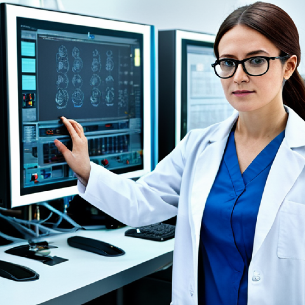 **

"A professional female engineer, fully clothed in a modest lab coat and safety glasses, standing in a modern, high-tech laboratory, surrounded by complex scientific equipment, appropriate attire, safe for work, perfect anatomy, natural proportions, professional photography, high quality, family-friendly."

**